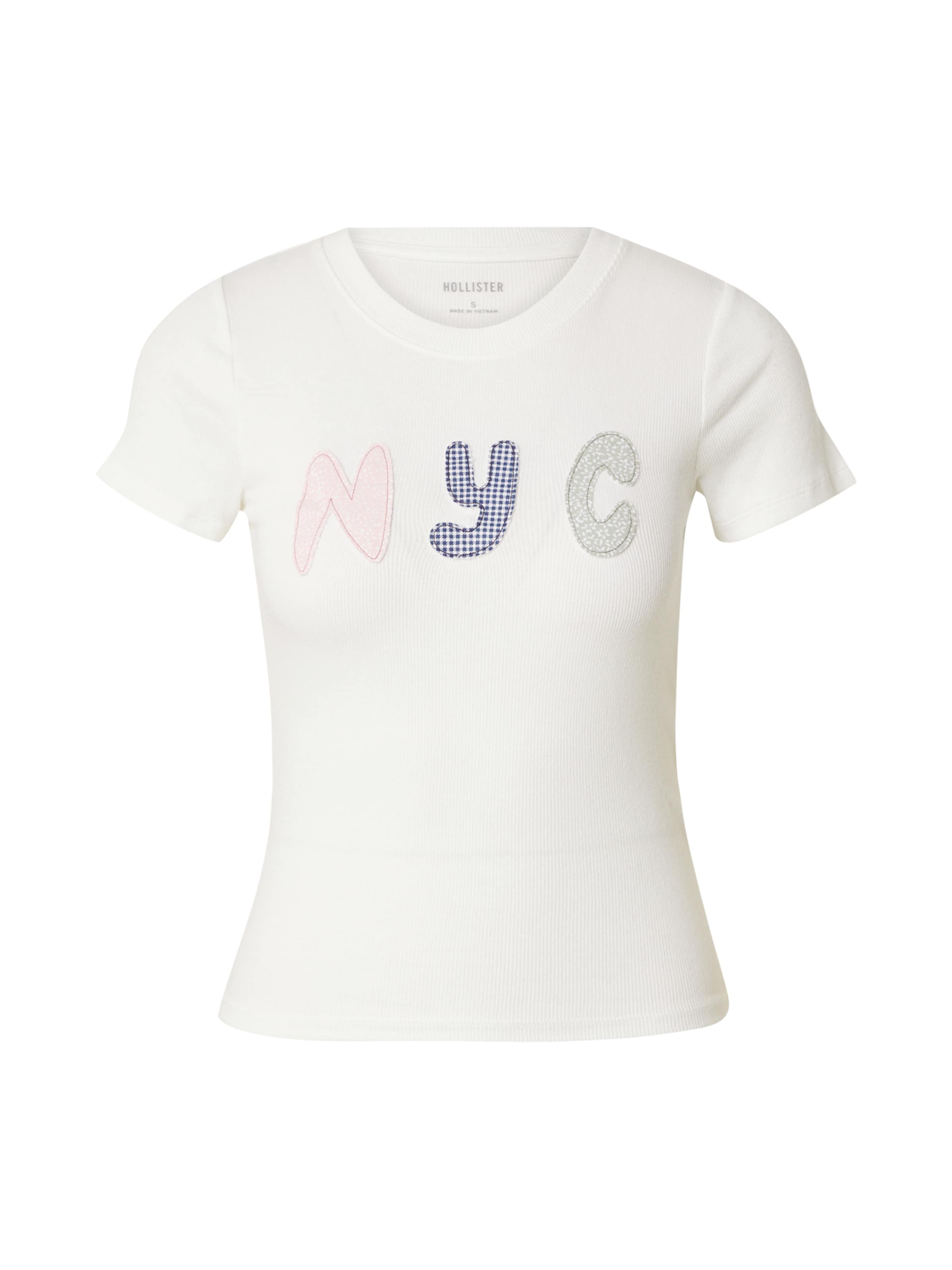 HOLLISTER Tričko - Biela: predná strana