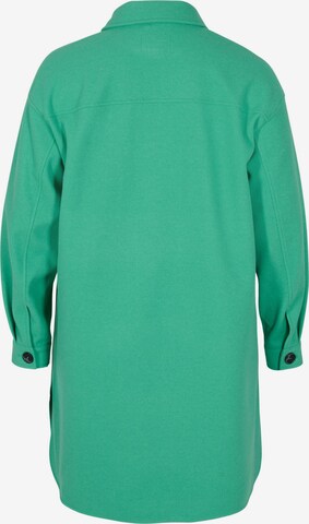 Zizzi Płaszcz przejściowy 'ANNE' w kolorze zielony