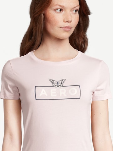 T-shirt 'JUN' AÉROPOSTALE en rose