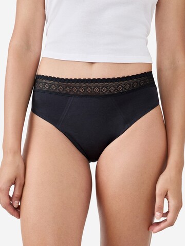 ETAM Periodenunterwäsche 'Celita' in Schwarz: Vorderseite