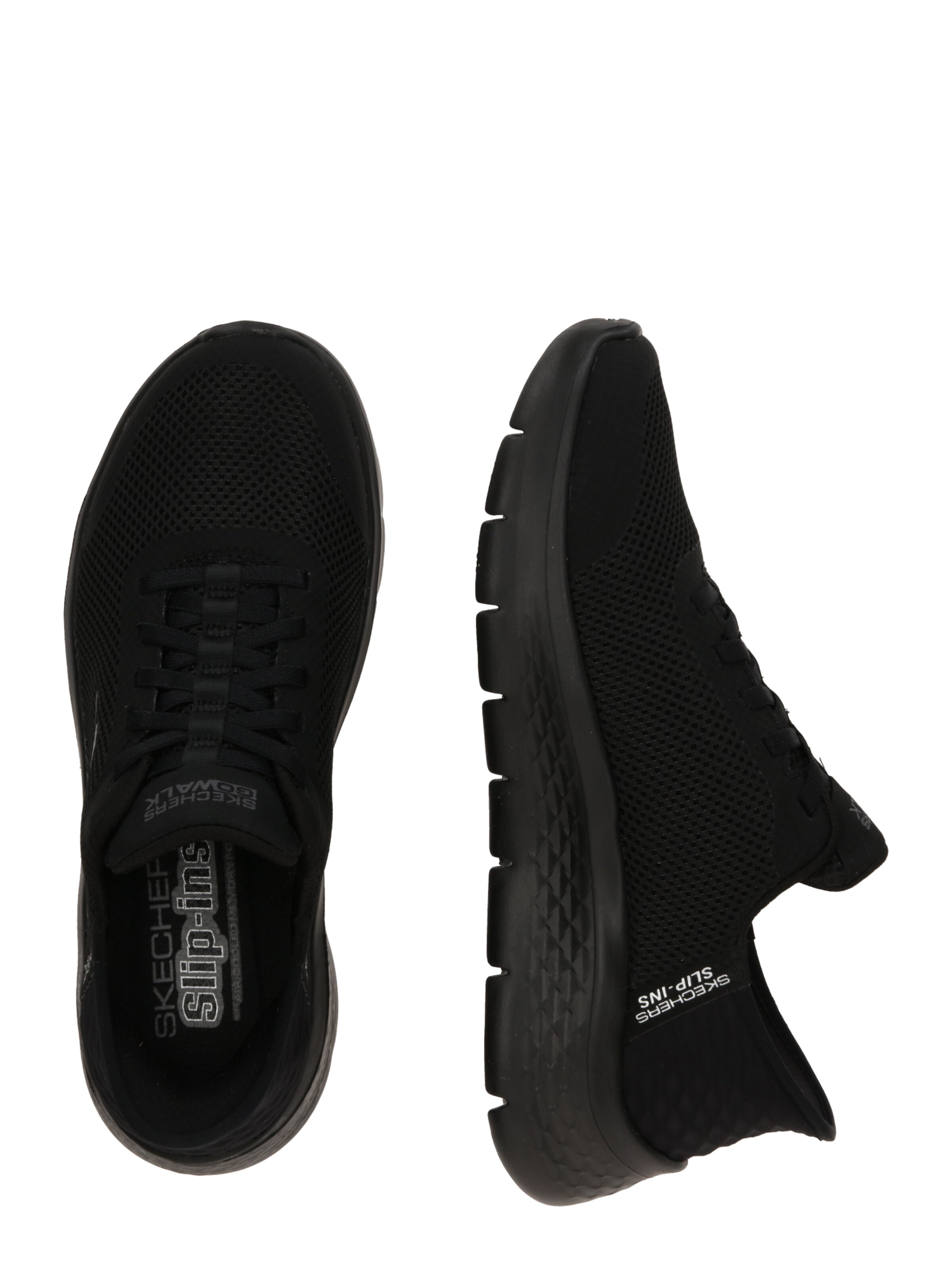SKECHERS Platform trainers 'Go Walk Flex - Grand Entry' in Black