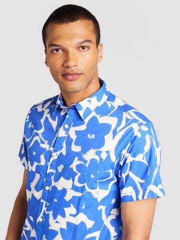 Regular fit Camicia 'JORJOSHUA ARUBA' di JACK & JONES in blu
