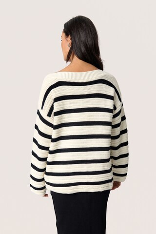 SOAKED IN LUXURY Trui 'SLSusanna' in Wit