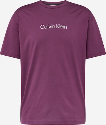 Calvin Klein - Camiseta 'Hero' en lila: frente