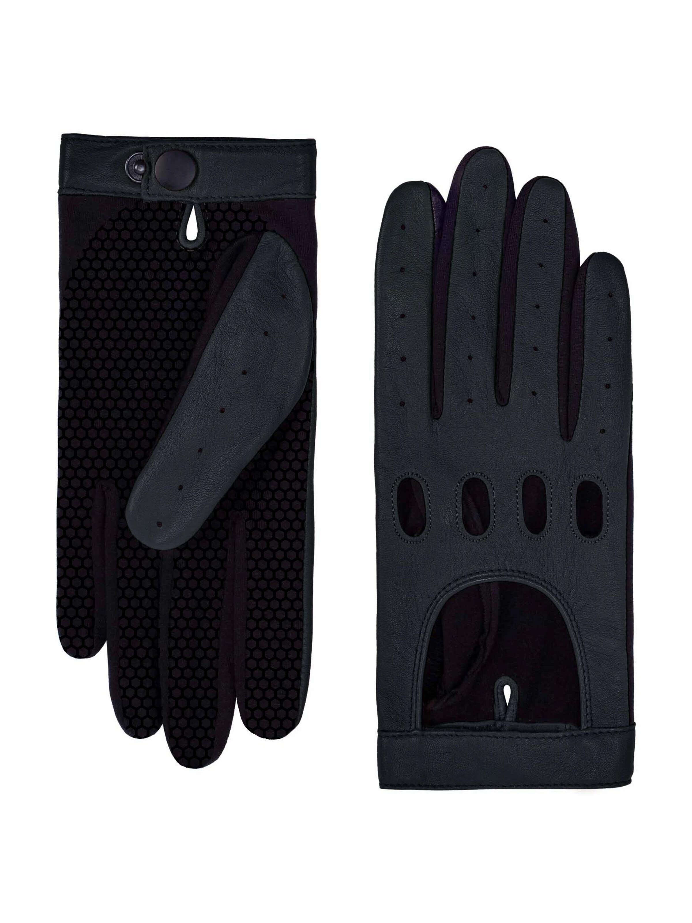 KESSLER Full Finger Gloves in Black