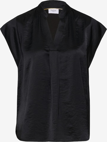 SAINT TROPEZ Blouse in Black: front