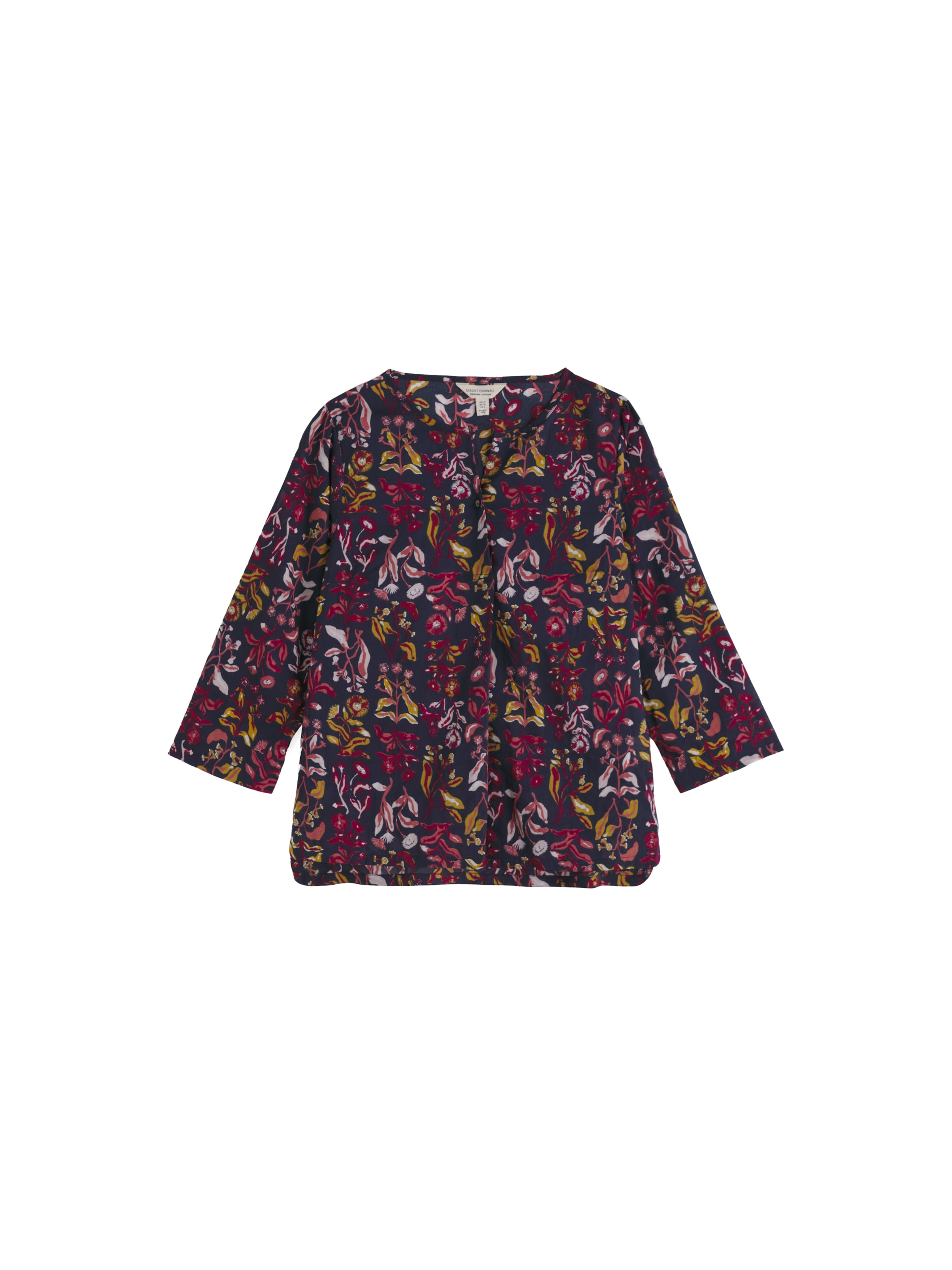 Seasalt Cornwall Blúz 'Watercolour Sketch' - kék: elől