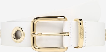Cintura 'WASHINGTON' di GUESS in bianco: frontale