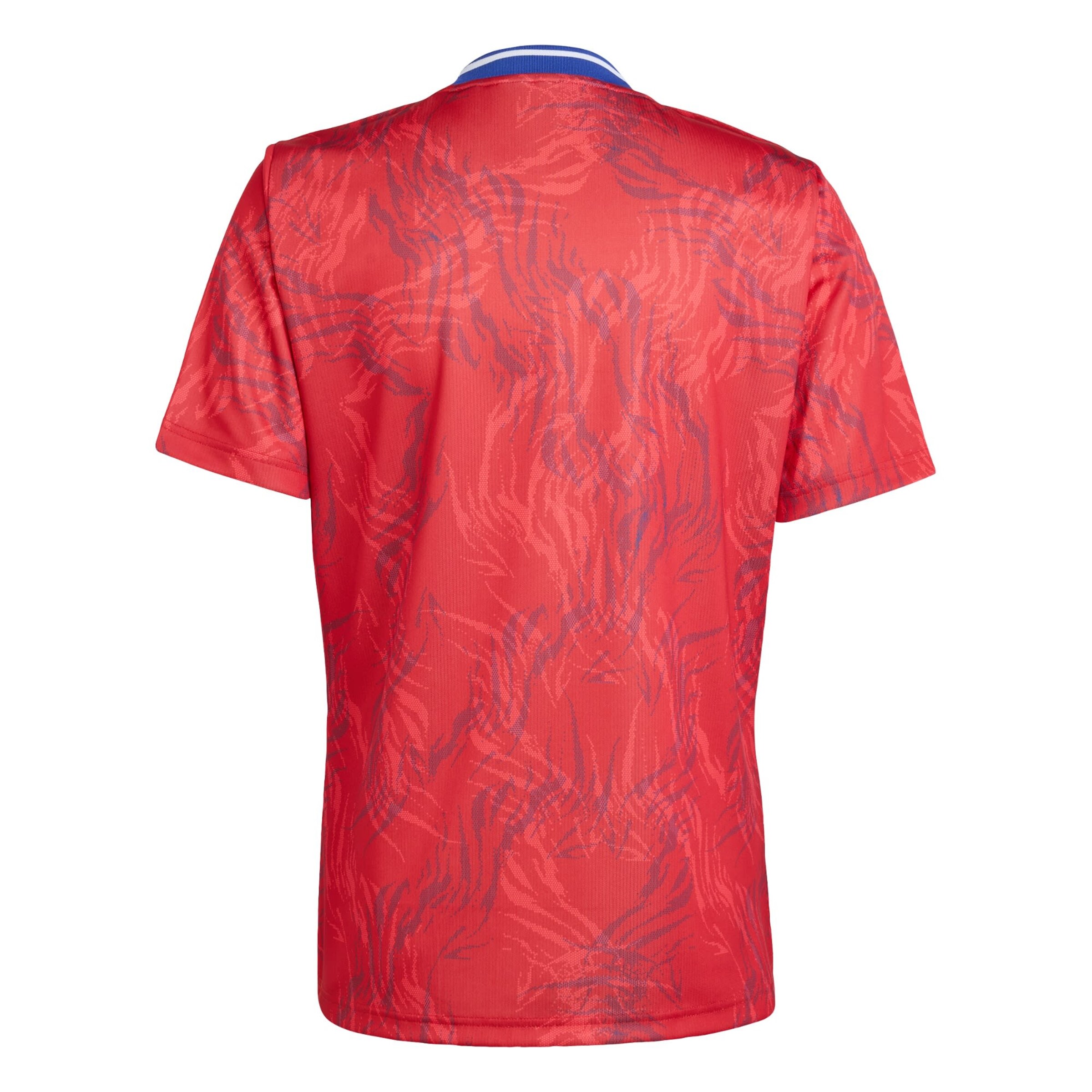 ADIDAS PERFORMANCE - Camiseta de fútbol 'Frankreich Rugby Prematch' en rojo
