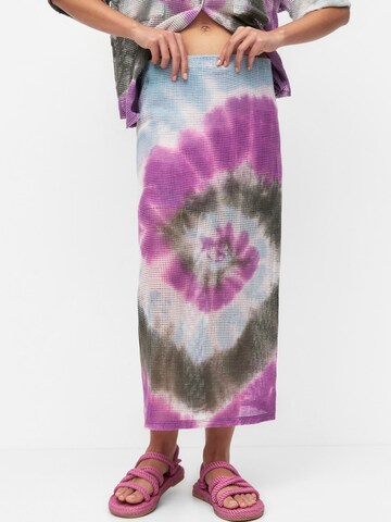 Pull&Bear Skirt in Purple: front