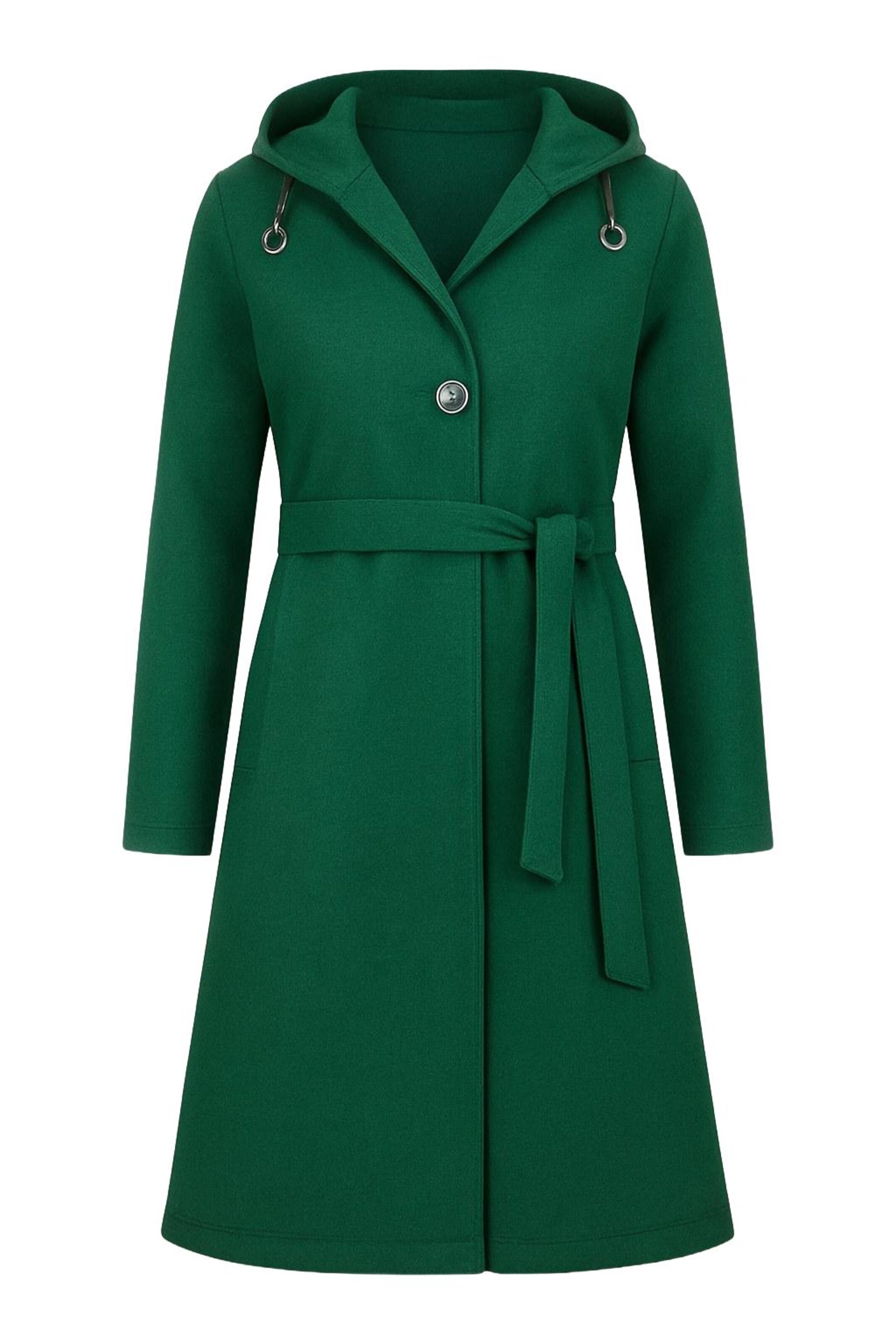 MODAMIHRAM Mantel in dunkelgrün, Produktansicht