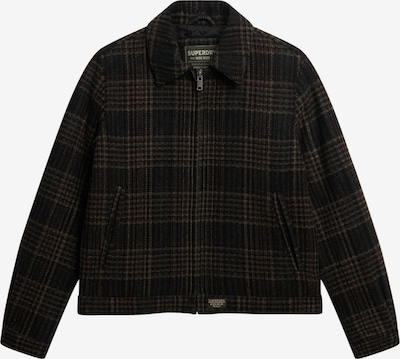 Superdry Übergangsjacke in braun / dunkelbraun, Produktansicht
