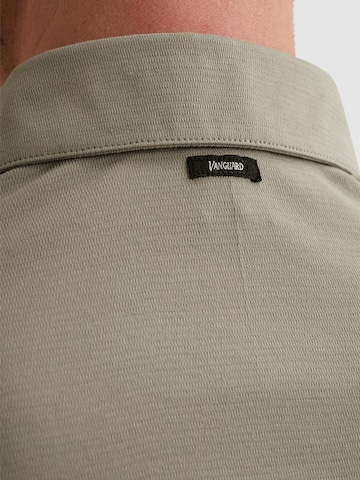 VANGUARD Koszulka 'Polo shirt in interlock jersey with texture' w kolorze zielony