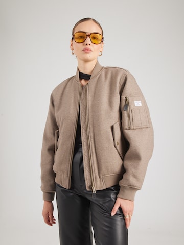 Giacca di mezza stagione di GUESS JEANS in beige: frontale