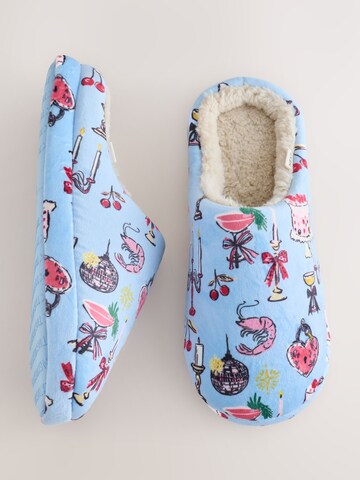 Next - Zapatillas de casa en azul