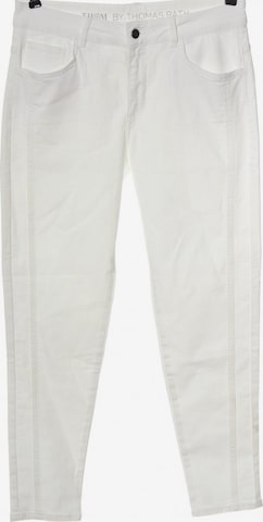 THOMAS RATH High Waist Jeans 29 in Weiß: predná strana