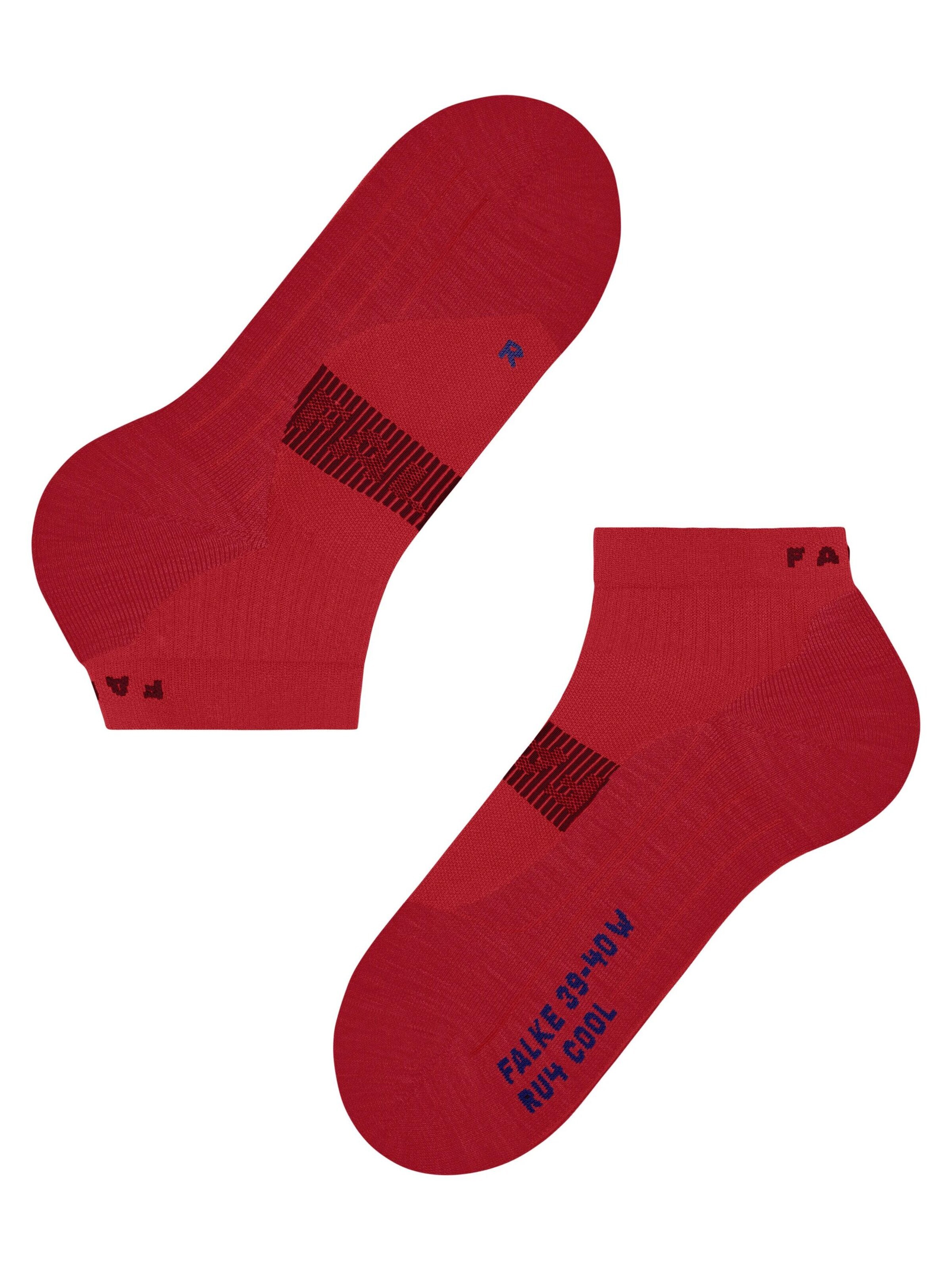 FALKE Athletic Socks 'RU4 Endurance Cool Short' in Red