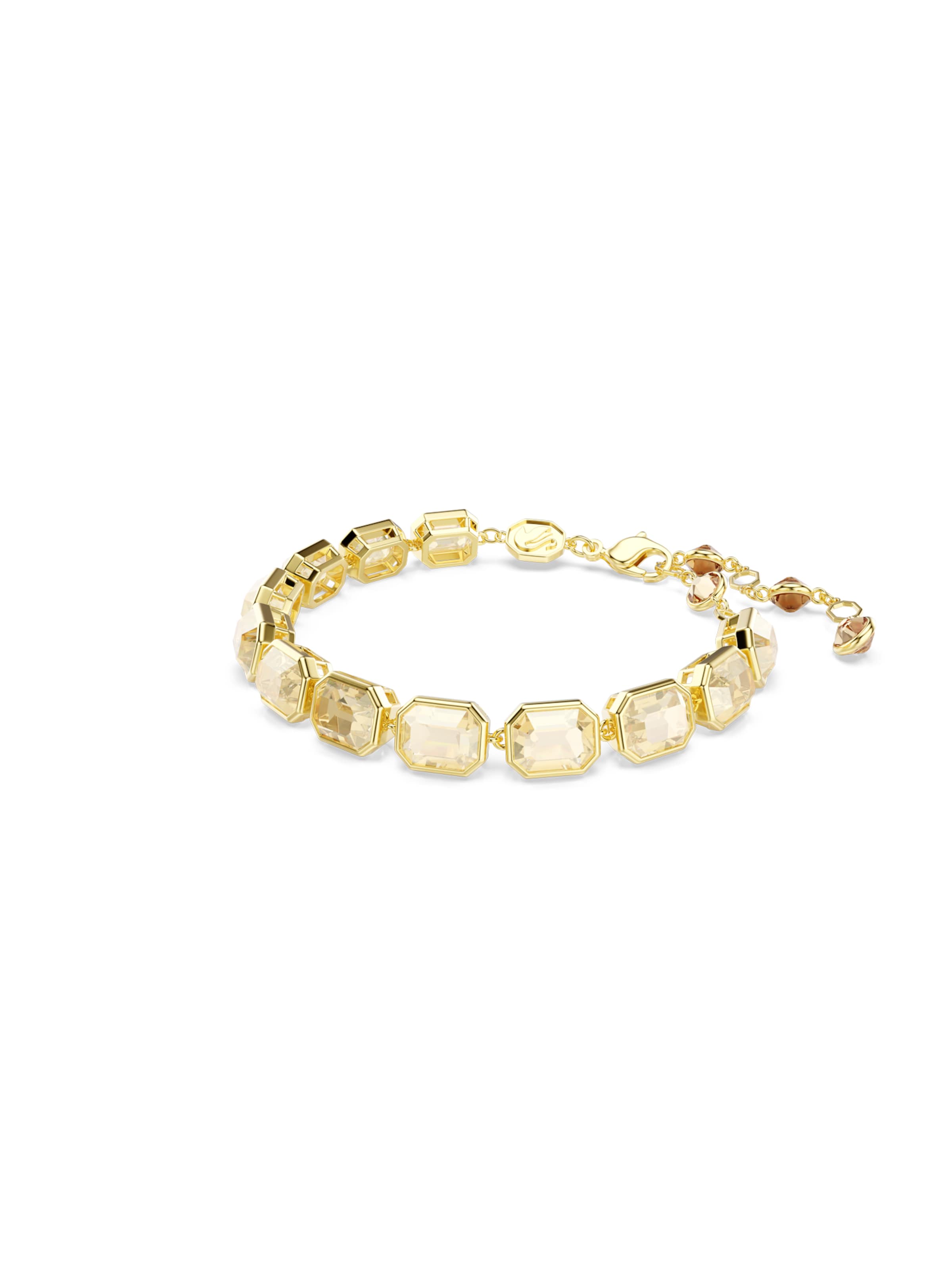 Swarovski - Pulsera 'Millenia' en oro: frente