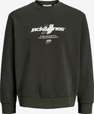 Jack & Jones Junior Sweatshirt 'Club Branding' in Grey: front