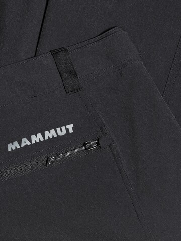 MAMMUT Regular Workout Pants 'Runbold IV' in Black