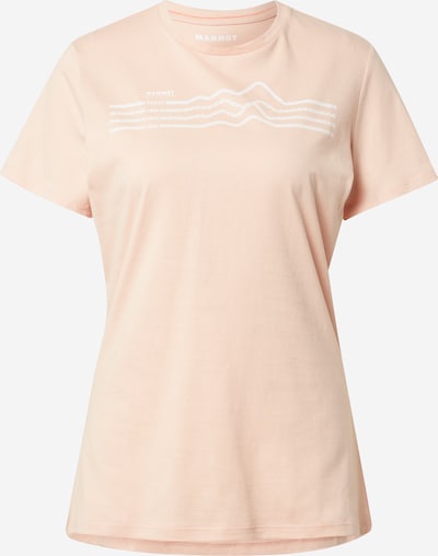 MAMMUT T-shirt fonctionnel en nude / blanc, Vue avec produit