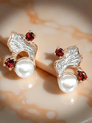 La Moda Me - Pendientes 'Fiamma' en blanco