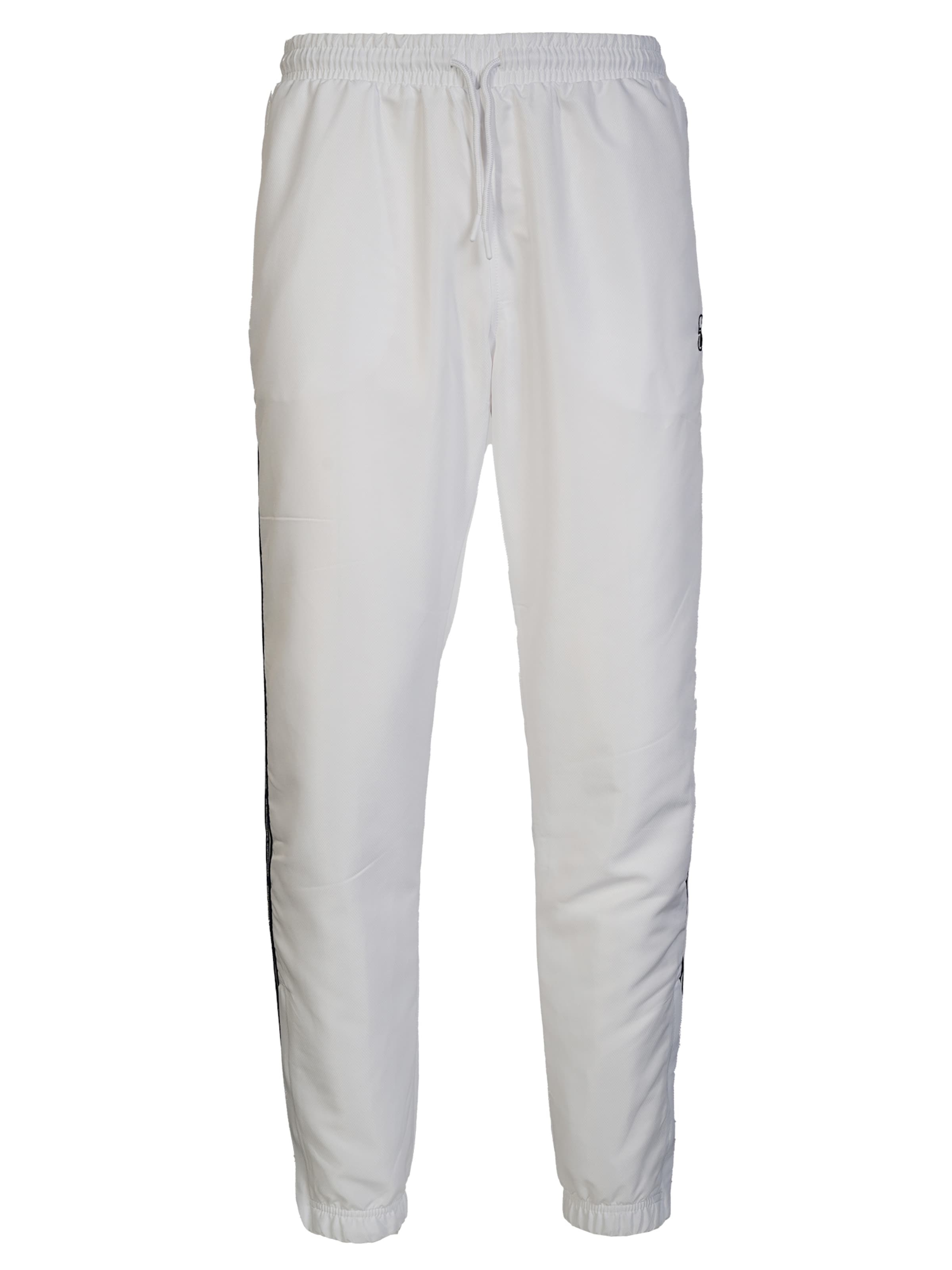 Sergio Tacchini Tapered Hose 'MIDDAY' in Weiß: Vorderseite
