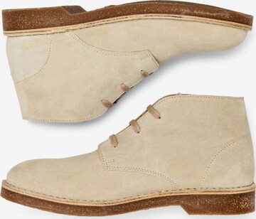 SELECTED HOMME Chukka boots 'Riga' in Beige