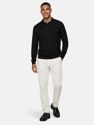 Regular Pantalon 'A111' Tazzio en blanc