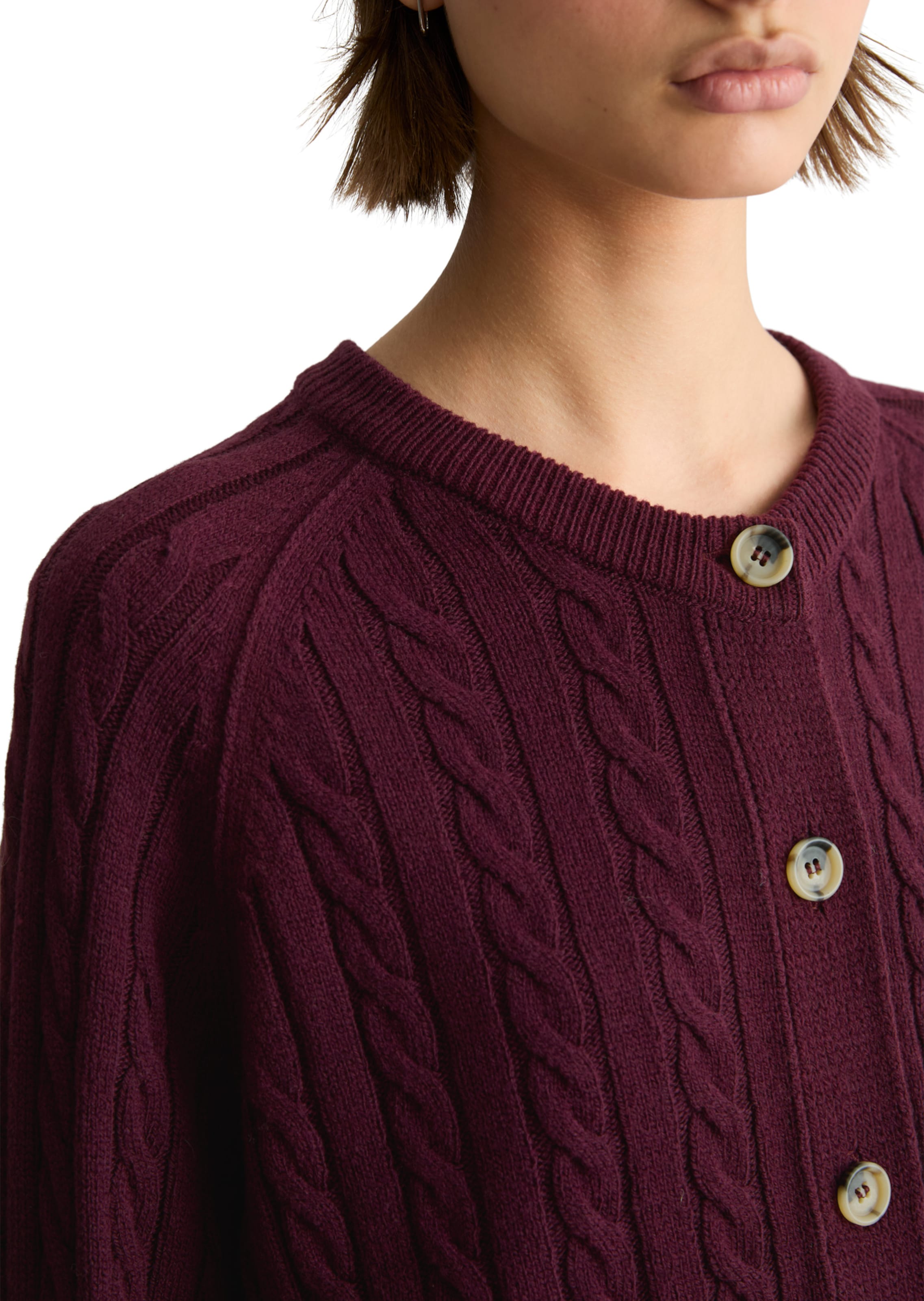 Cardigan Marc O'Polo DENIM en rouge
