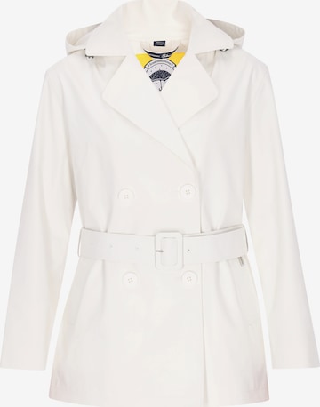 Schmuddelwedda Tussenmantel in Wit: voorkant