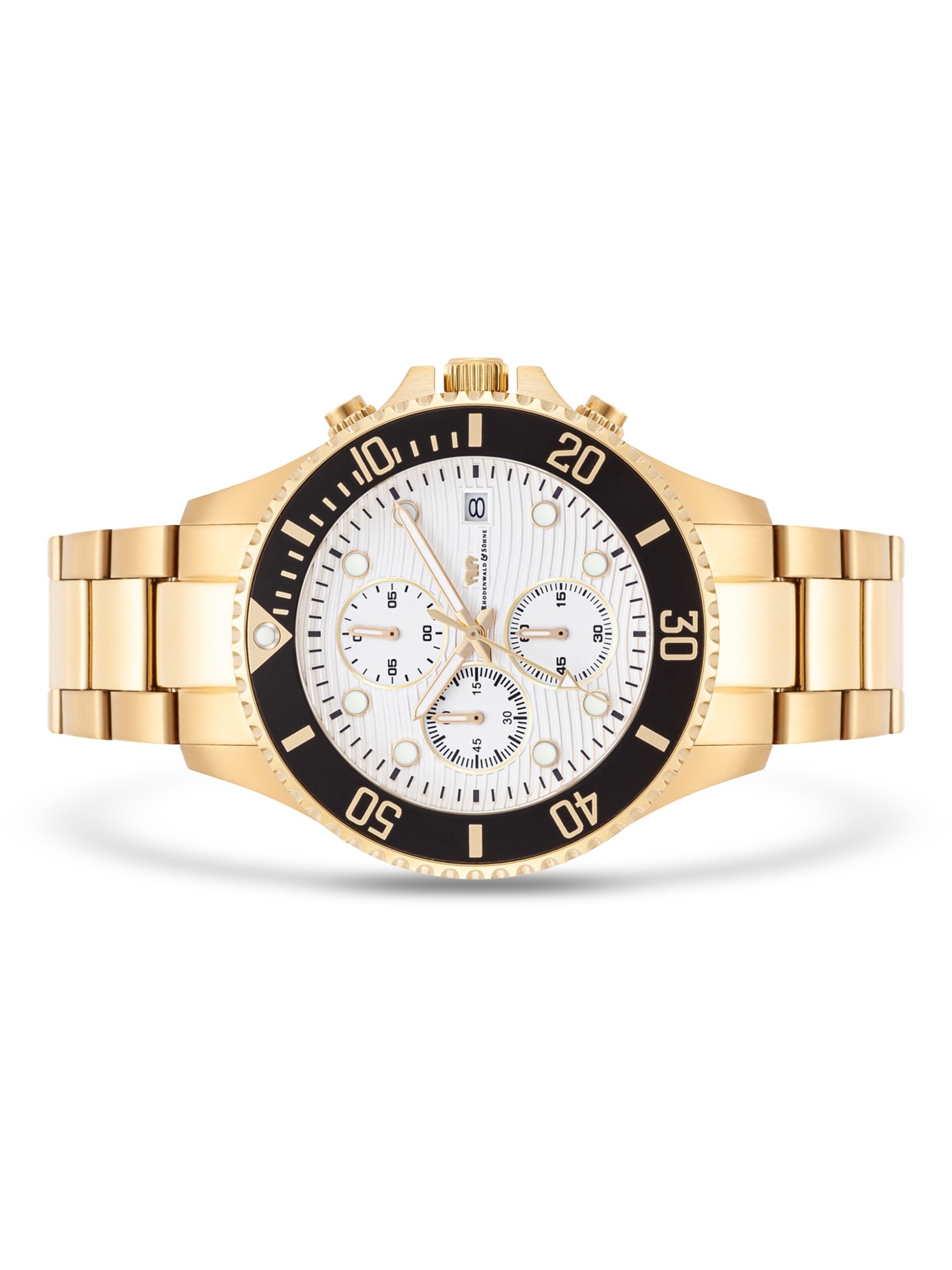 Rhodenwald & Söhne Analoguhr in Gold