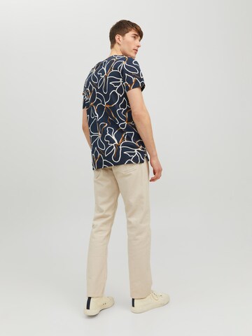JACK & JONES T-Shirt 'JPRBlaTropic' in Blau