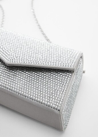 Pochette 'Block' MANGO en argent