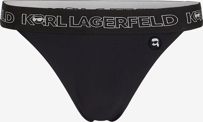 Pantaloncini per bikini Karl Lagerfeld di colore nero / bianco, Visualizzazione prodotti