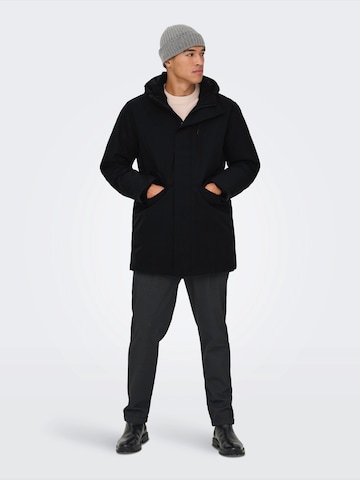 Only & Sons Between-season jacket 'ONSENRICO' in Black