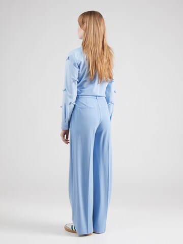 Wide leg Pantaloni con piega frontale 'Lea' di TOM TAILOR in blu