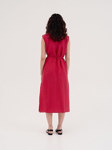Robe d’été 'Aurora' AmourLinen en rose