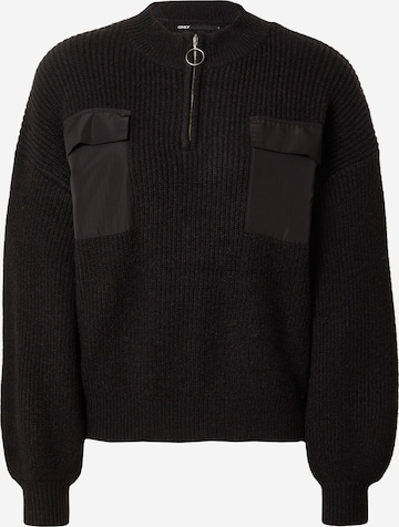 ONLY - Pullover 'PETRA' em preto: frente