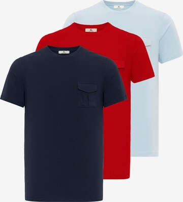 T-Shirt Daniel Hills en bleu : devant