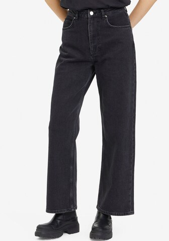 TAMARIS Wide Leg Jeans in Schwarz: predná strana