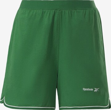 Reebok Regular Sportshorts in Grün: predná strana