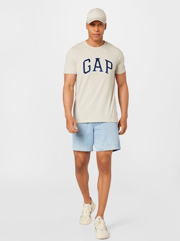 GAP Regular Fit T-Shirt in Beige