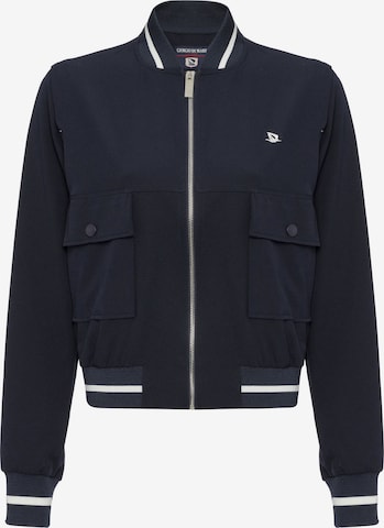 Giorgio di Mare Between-Season Jacket in Blue: front