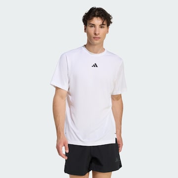 ADIDAS PERFORMANCE Funktionsshirt 'D4T Essentials' in Weiß: Vorderseite