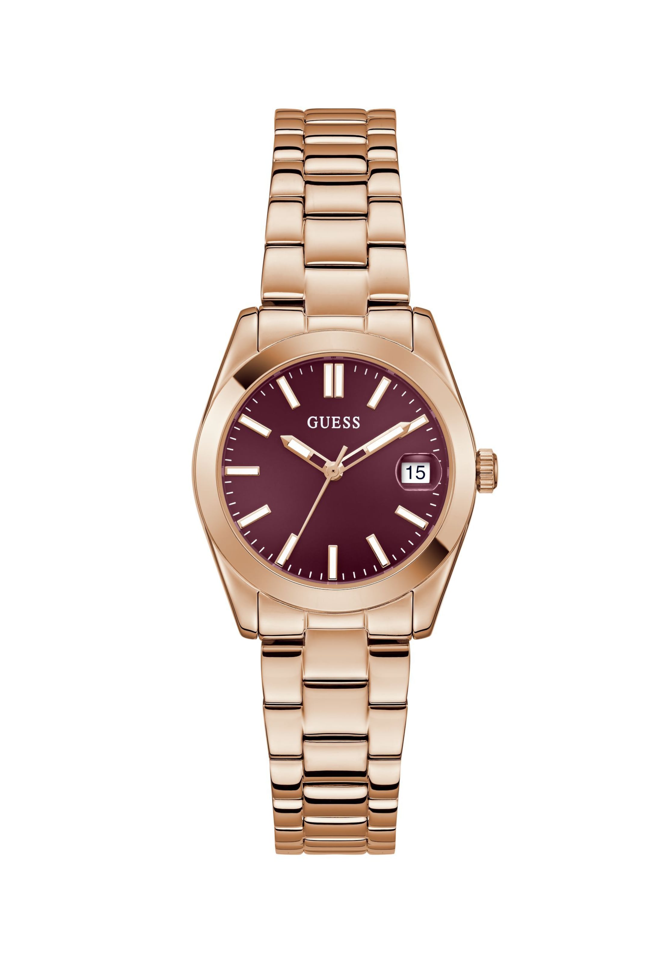 Orologio analogico 'ALICE' di GUESS in rosa: frontale