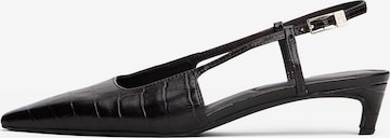 Escarpins à bride arrière TOMMY HILFIGER en noir : devant