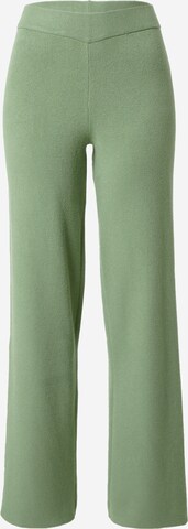 VERO MODA Wide leg Trousers 'GOLD NEEDLE' in Green: front