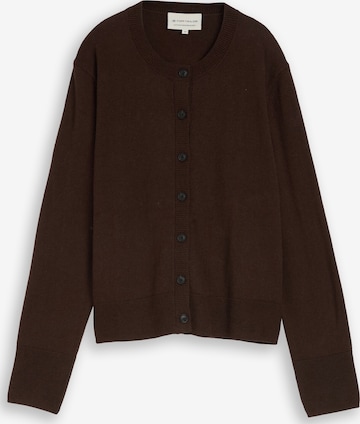 TOM TAILOR Strickjacke in Braun: Vorderseite