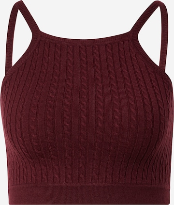 Cotton On Knitted Top in Purple: front